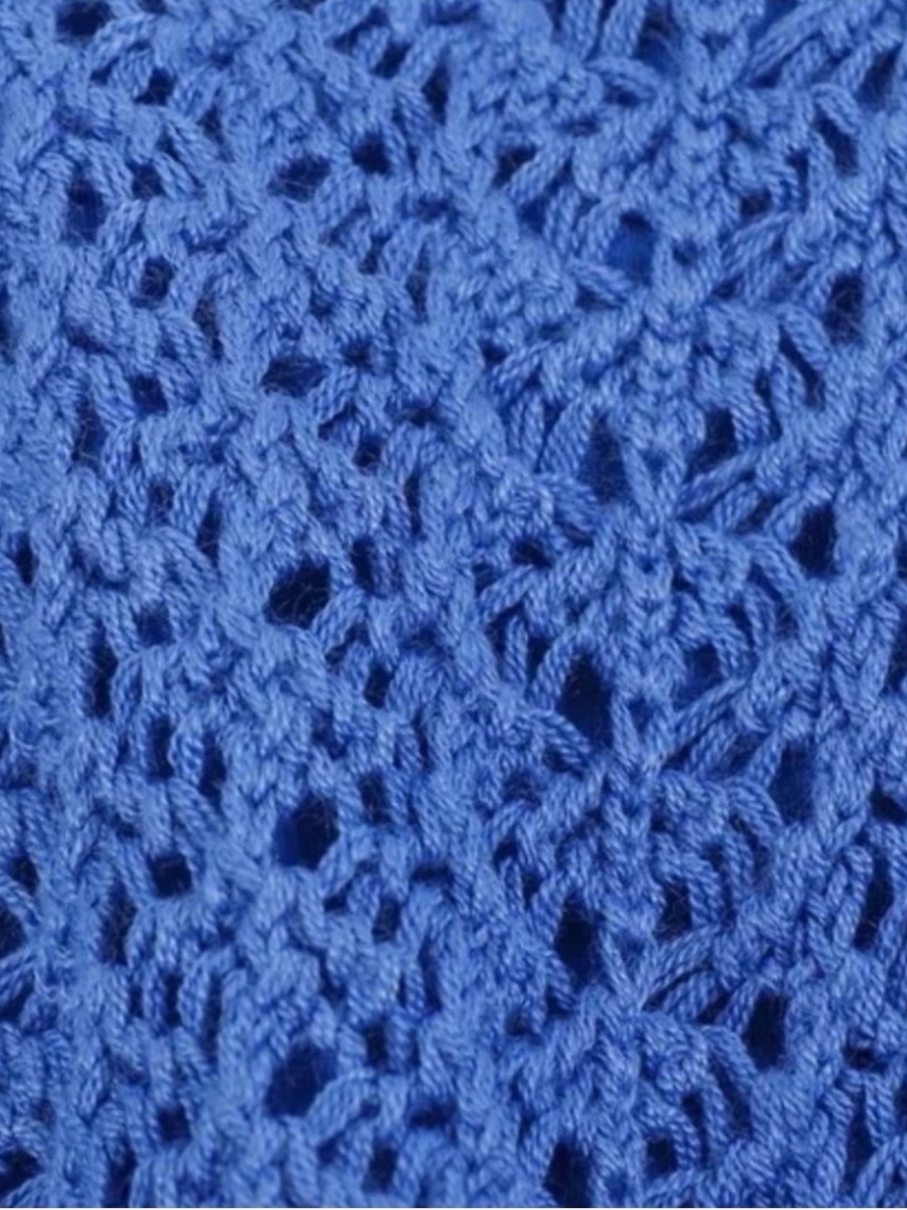 NWT - Capittana Ali Blue Knitted Maxi Crochet Dress - Size M/L - Picture 7 of 15